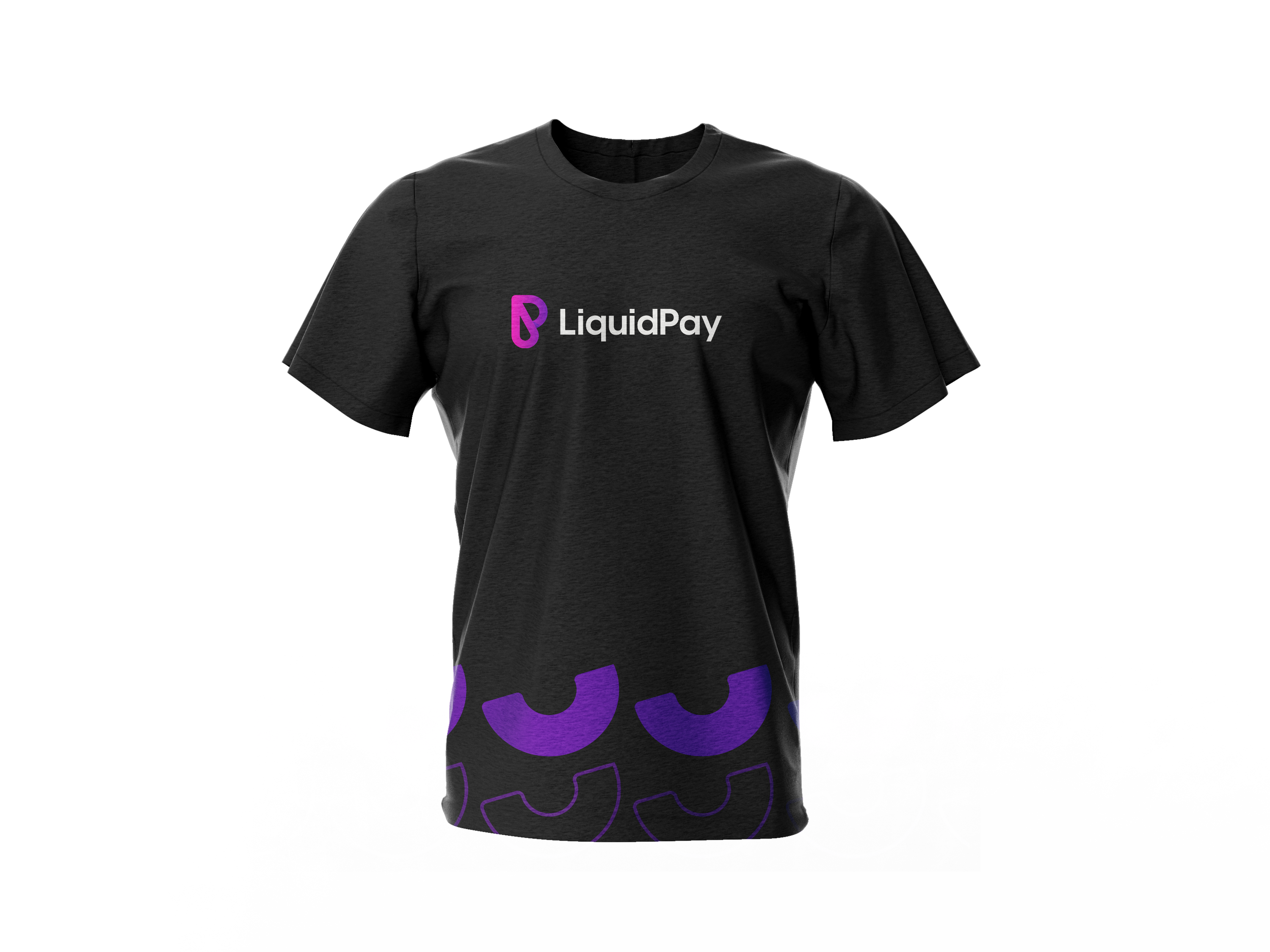 LiquidPay Black Team Shirt