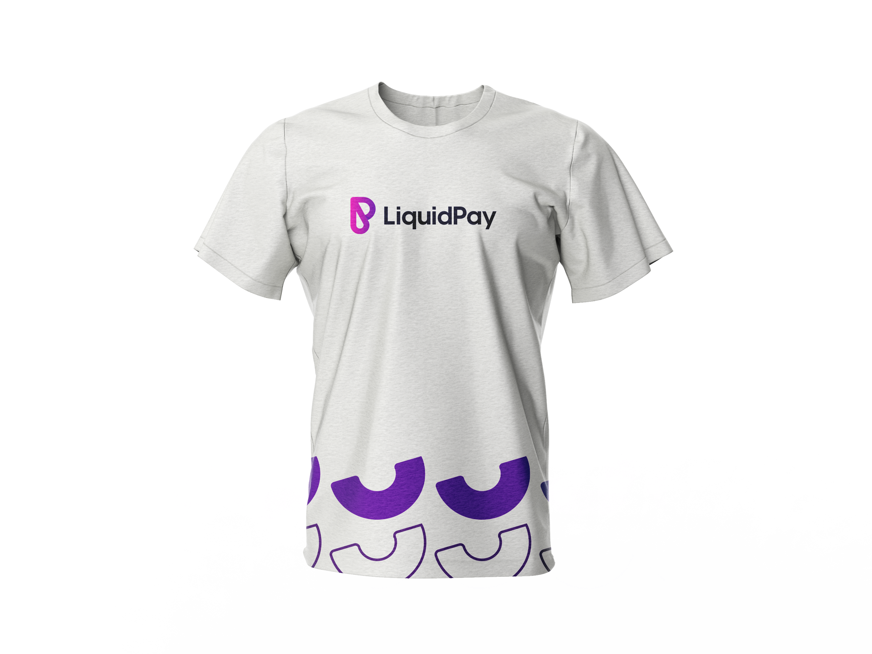 LiquidPay White Team Shirt